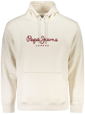 SUDADERA BLANCA CON CREMALLERA PARA HOMBRE PEPE JEANS
