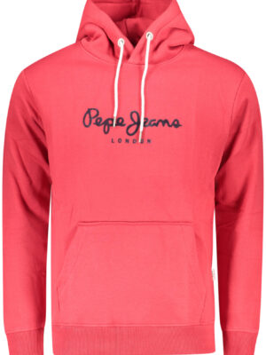SUDADERA ROJA CON CREMALLERA PARA HOMBRE PEPE JEANS
