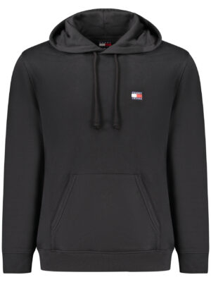 SUDADERA TOMMY HILFIGER NEGRA CON CREMALLERA PARA HOMBRE