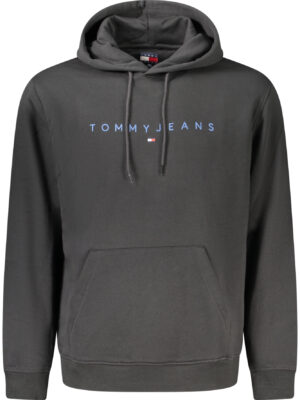 SUDADERA TOMMY HILFIGER NEGRA CON CREMALLERA PARA HOMBRE